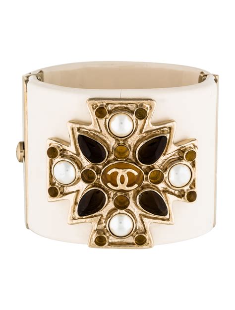 chanel maltese cross bracelet|maltese cross cuffs.